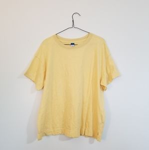Yellow Old Navy 'vintage tshirt'